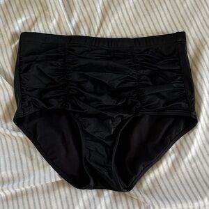 Swimsuits For All Classic Black Bikini Bottom